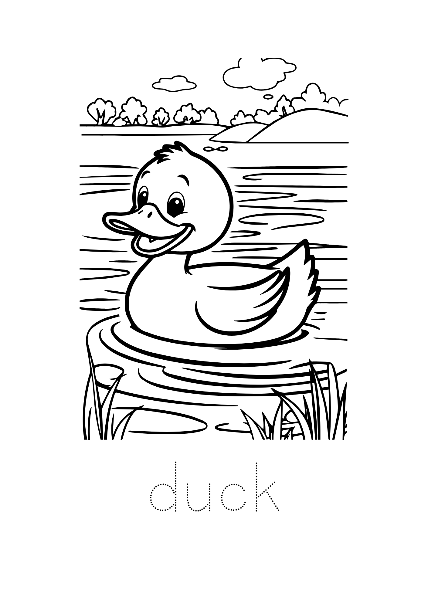 Animal para colorear